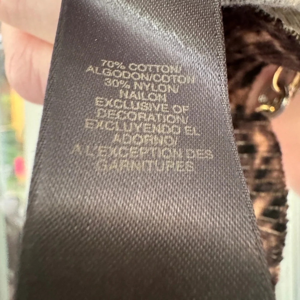 Liz Claiborne animal tiger print cardigan - Picture 5 of 7